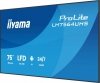 IIYAMA Monitor 75 cali LH7564UHS-B1AG, 24/7,VA,ANDROID14,4K,500cd,5000:1,    2xHDMI ,USB-C,RJ45, RS-232c, IR, 2x10W, 2xUSB, UCHW